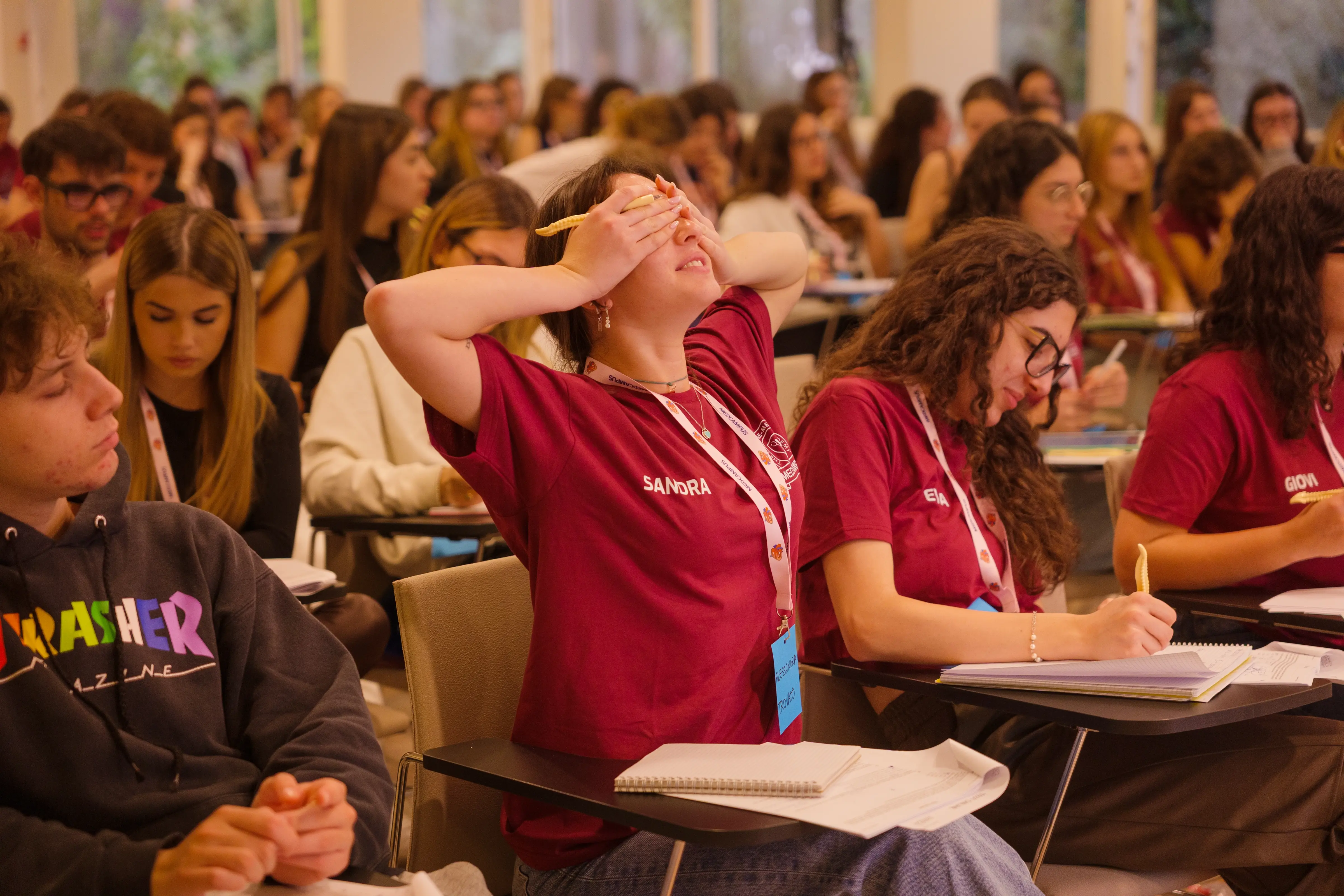 Studenti durante un evento MedCampus